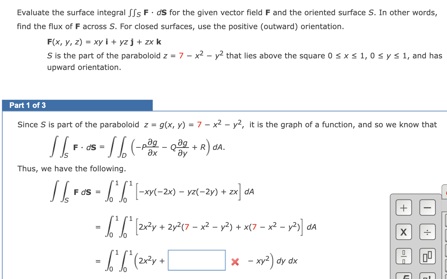 Evaluate The Surface Integral Sss F Ds For The Given Vector Field F And The Oriented Surface S In Other Words Find The 1