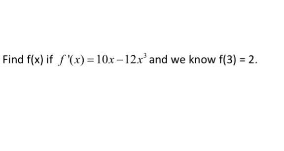 B Se 7x 10 Dx Find F X If F X 10x 12x And We Know F 3 2 2