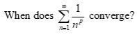 1 When Does Mo Converge N 1
