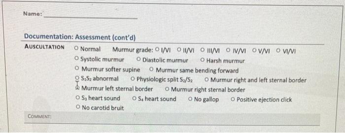 Cardiovascular Case Study Clinical Scenario You Are The Nurse Working In The Cardiac Care Unit Ms Franklin Is A 54 Yea 5