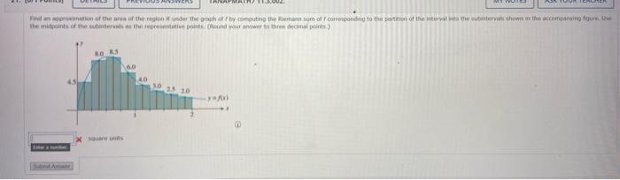 Main Ene Find Motion Of The Area Of The Region Under The Photo Commuting The Sum Of Corresponding To The Son Of The Inte 1