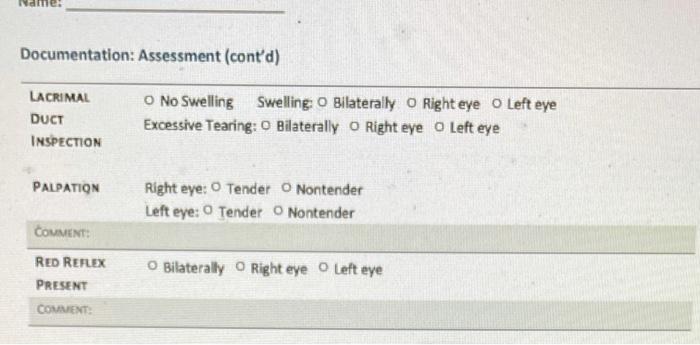 Assessing The Eyes Case Study Clinical Scenario A Female Patient 29 Years Old Comes To The Urgent Care Center Complain 4