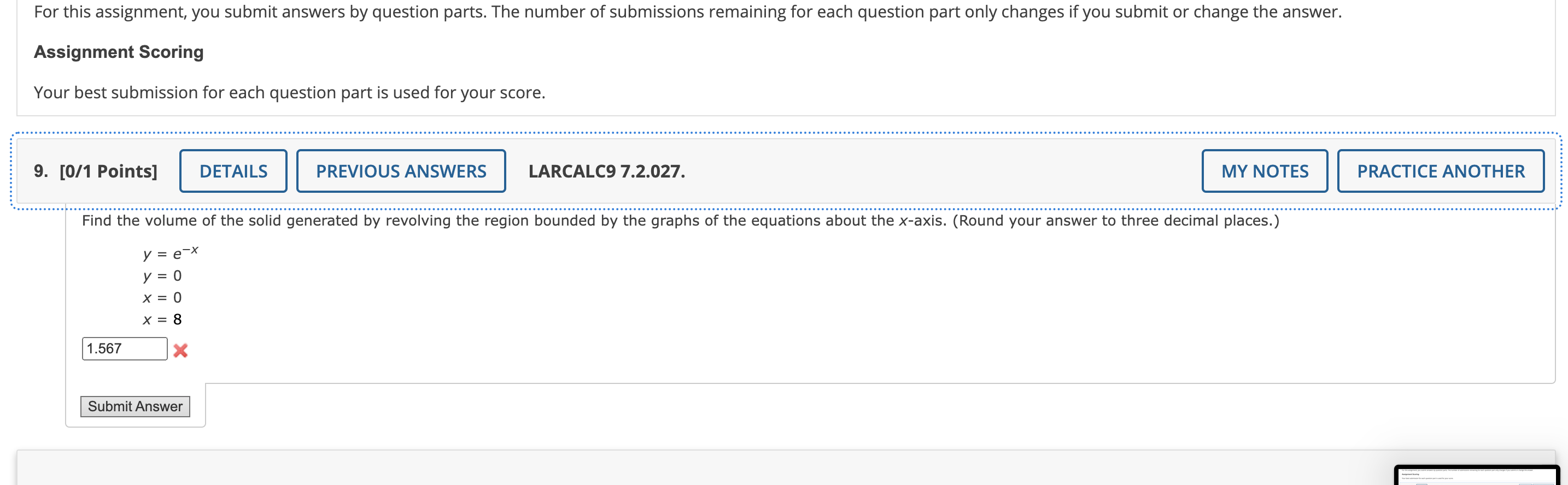 For This Assignment You Submit Answers By Question Parts The Number Of Submissions Remaining For Each Question Part On 1