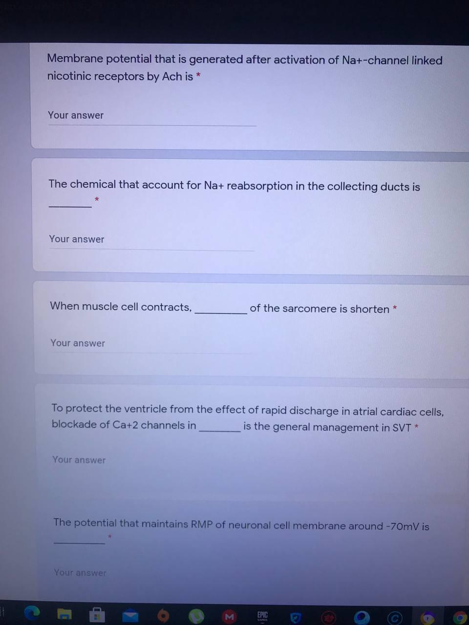 Membrane Potential That Is Generated After Activation Of Na Channel Linked Nicotinic Receptors By Ach Is Your Answer 1