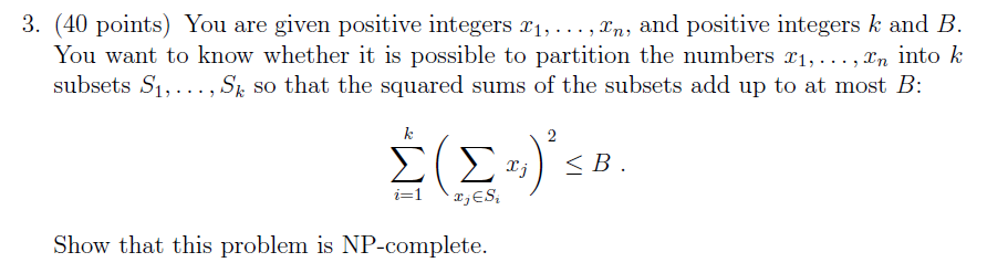 3 40 Points You Are Given Positive Integers 1 In And Positive Integers K And B You Want To Know Whether It I 1