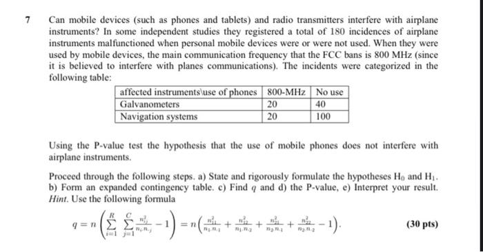 7 Can Mobile Devices Such As Phones And Tablets And Radio Transmitters Interfere With Airplane Instruments In Some In 1