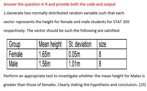 T Test In R 1