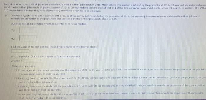 According To Inc Com 79 Of Job Seekers Used Social Media In Their Job Search In 2018 Many Believe This Number Is Inflat 1