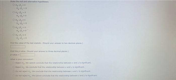 Consider The Date 13 20 20 10 23 What Is The Value Of The Standarder Of The Estimate And Your Answer To Three Decimal 3