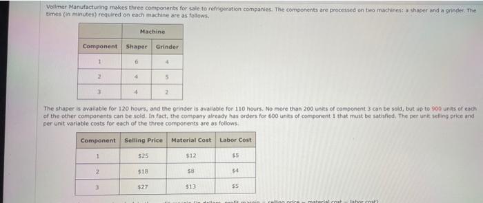 Volimer Manufacturing Makes Three Components For Sale To Refrigeration Companies The Components Are Processed On Two Ma 1