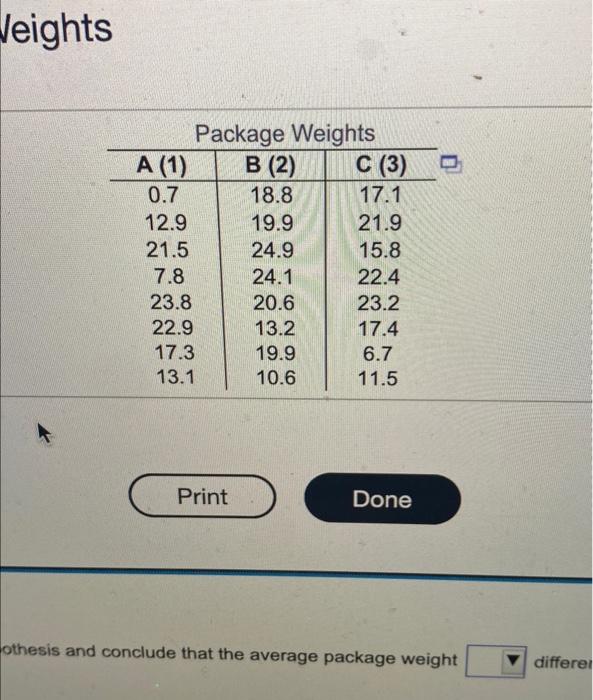 Jeights 0 Package Weights A 1 B 2 C 3 0 7 18 8 17 1 12 9 19 9 21 9 21 5 24 9 15 8 7 8 24 1 22 4 23 8 20 6 23 2 22 1
