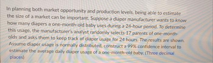 In Planning Both Market Opportunity And Production Levels Being Able To Estimate The Size Of A Market Can Be Important 1