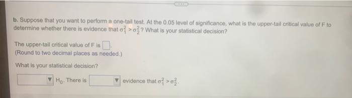 Submit Test Point O Possible The Following Information Is Available For Two Samples Selected From Independent Normally 3