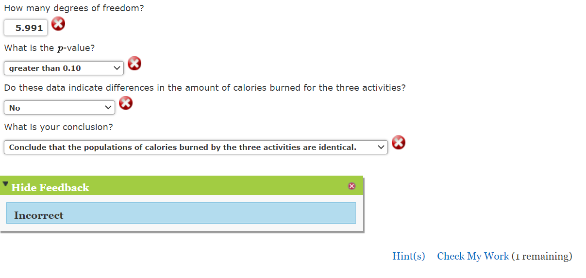 Forty Minute Workouts Of One Of The Following Activities Three Days A Week Will Lead To A Loss Of Weight The Following 2