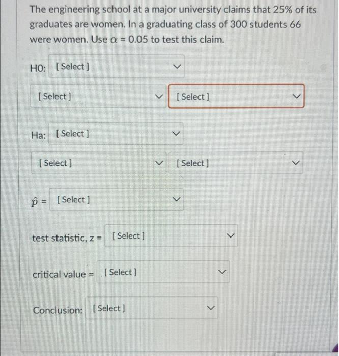 The Engineering School At A Major University Claims That 25 Of Its Graduates Are Women In A Graduating Class Of 300 St 1