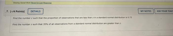 Viewing Saved Work Benet To Last Response 7 4 Points Details My Notes Ask Your Teac Find The Number 2 Such That The 1
