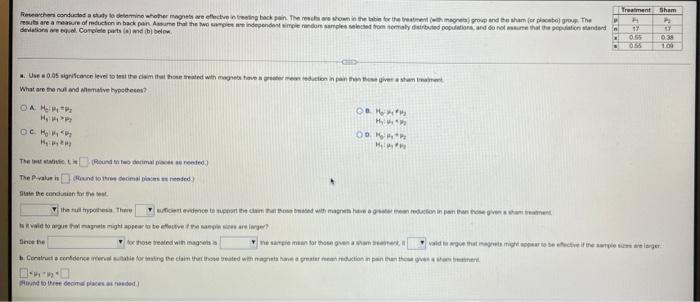 Treatment Sham Rechos Conducted A Study To Determine Whether Mag Weeflecting Back On The Rest Own In The Ble For The Men 1