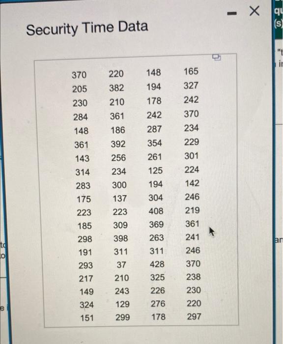 Ha A Goverment Organization Is Examining The Effectiveness Of A Program Intended To Shorten Security Lines At Airports F 2