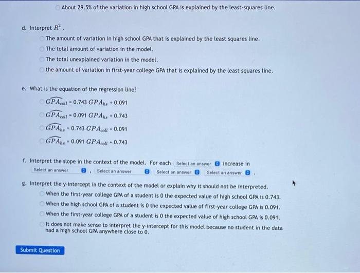 Is High School Gpa A Good Predictor Of College Gpa Naked Statistics Discusses This Issue But Let S Explore It With Som 3