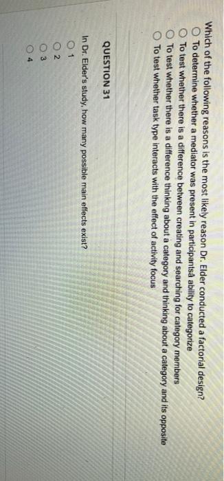 Research Study 12 1 Dr Elder Is Interested In The Way People Recognize Objects As Members Of Categories He Is Curious 2