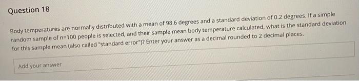 Question 16 Male Heights Are Normally Distributed With A Mean Of 70 Inches And Standard Deviation 2 Female Heights Are 3
