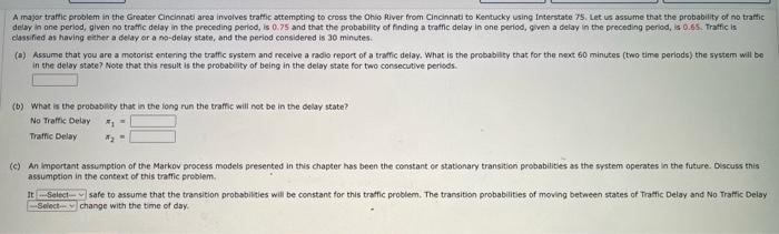 A Major Traffic Problem In The Greater Cincinnati Area Involves Traffic Attempting To Cross The Ohio River From Cincinna 1