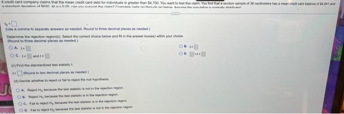 Next Question Acredit Card Company Claims That The Man Credit Card Debt For Individuals In Greater Than 54 700 You Want 2