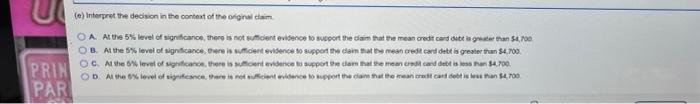 Next Question Acredit Card Company Claims That The Man Credit Card Debt For Individuals In Greater Than 54 700 You Want 3