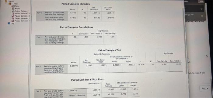 M De Test The Notes Ace Data Paired Samples Paired Samples Pred Samples La Pared Samples Paired Samples Statistics 5 M 1