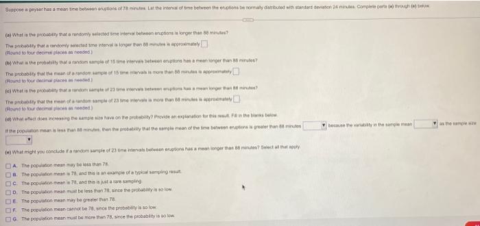 Suppose A Su Has The Time Bewoners Of 7 Minutes At The Two Me Between The Normally Bued With Standard Deviation Completa 1
