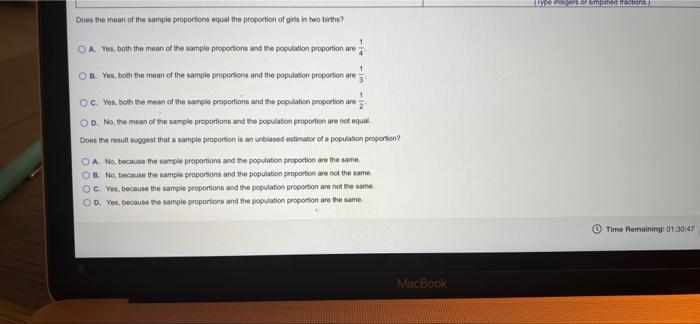 When Two Births Are Randomly Selected The Sample Space For Genders Is Bb Bg Gb And Gg Assume That Those Four Outcome 2
