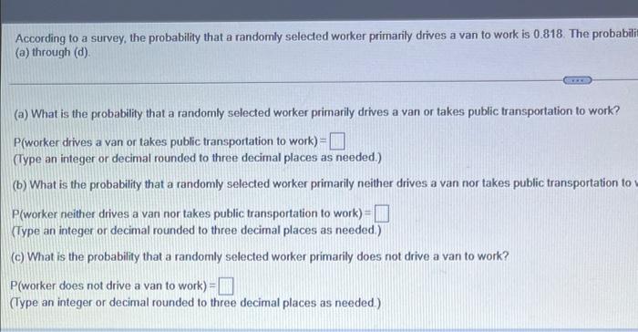 Acting To A Wwwy The Produity That A Randonny Techod Worker Primarily Tes Avante Wat Ons The Probaby That Und Water Pr 6