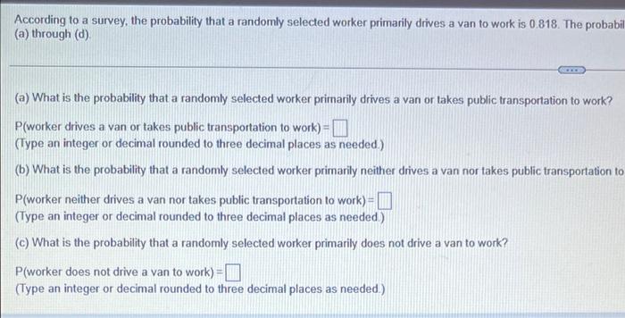 Acting To A Wwwy The Produity That A Randonny Techod Worker Primarily Tes Avante Wat Ons The Probaby That Und Water Pr 8