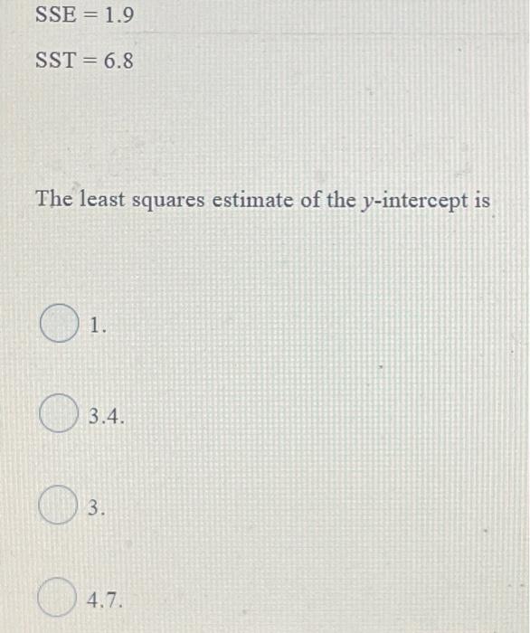 The Following Information Regarding A Dependent Variable V And An Independent Variable X Is Provided X 5 2 6 3 54 2