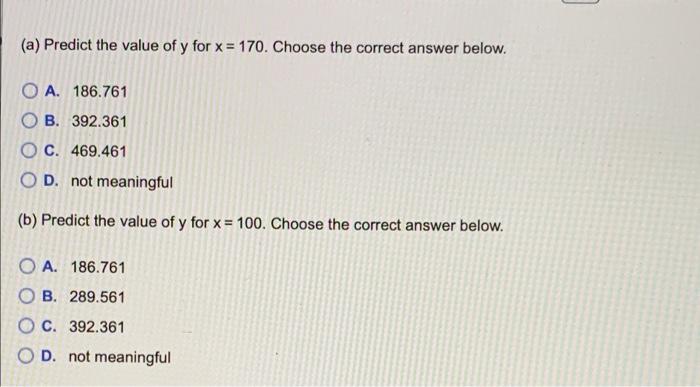 Find The Equation Of The Regression Line For The Given Data Then Construct A Scatter Plot Of The Data And Draw The Regr 2