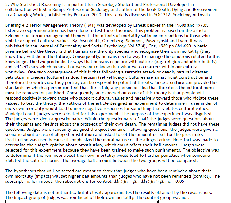 Why Statistical Reasoning Is Important For A Sociology Student And Professional Developed In Collaboration With Alan Kem 1