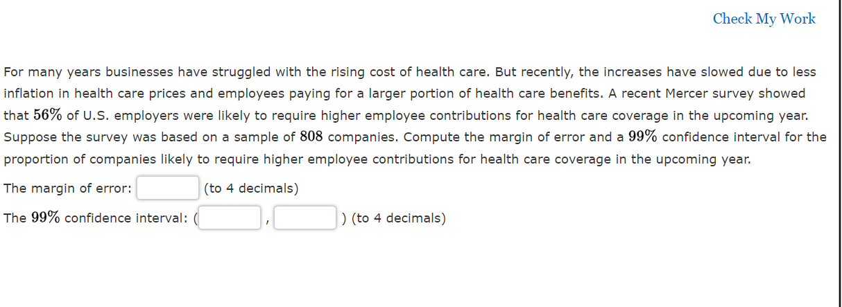 Check My Work For Many Years Businesses Have Struggled With The Rising Cost Of Health Care But Recently The Increases 1