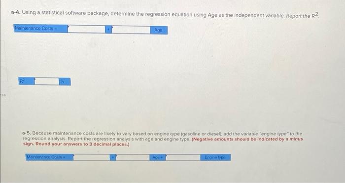 Refer To The Lincolnville School District Bus Data First Add A Variable To Change The Type Of Engine Diesel Or Gasoli 2