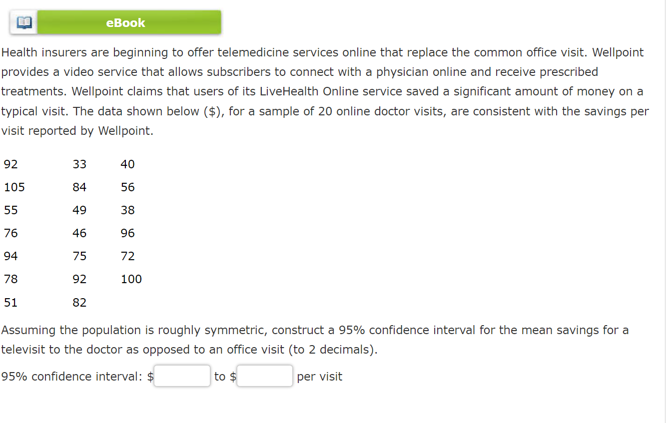 Ebook Health Insurers Are Beginning To Offer Telemedicine Services Online That Replace The Common Office Visit Wellpoin 1