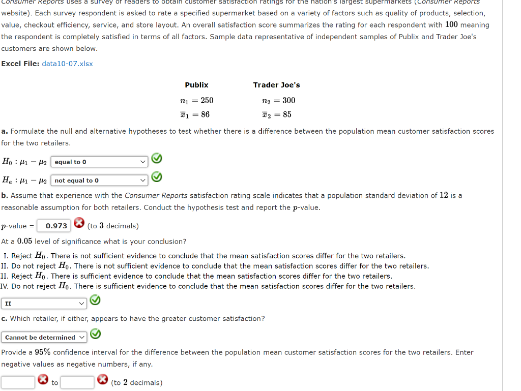 Reports Uses To Obtain Customer Satisfaction Ratings For The Nation S Largest Supermarkets Consumer Reports Website E 1