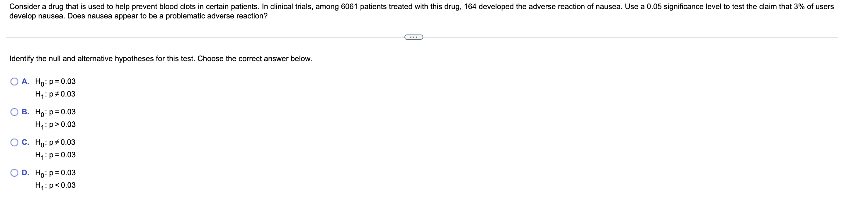 Consider A Drug That Is Used To Help Prevent Blood Clots In Certain Patients In Clinical Trials Among 6061 Patients Tr 1