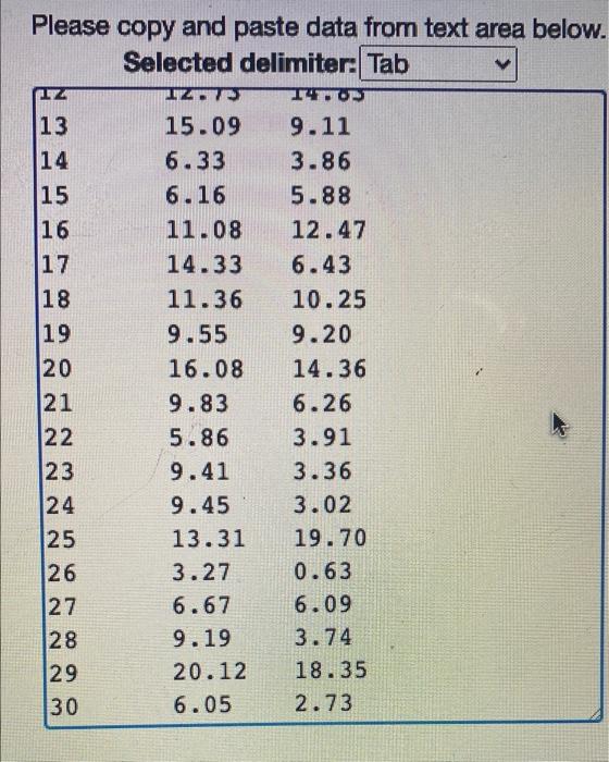 Refer To The Data Set In The Accompanying Table Assume That The Paired Sample Data Is A Simple Random Sample And The Di 4