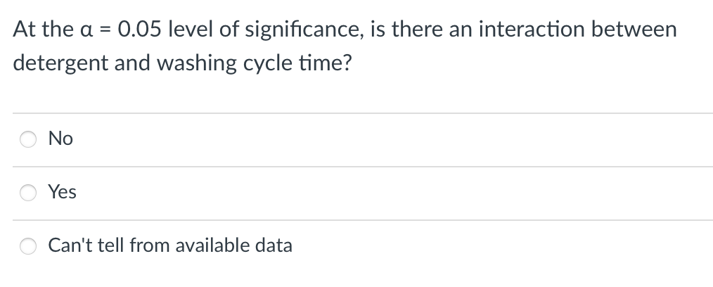 The Operations Manager For An Appliance Manufacturer Wants To Determine The Optimal Length Of Time For The Washing Cycle 3