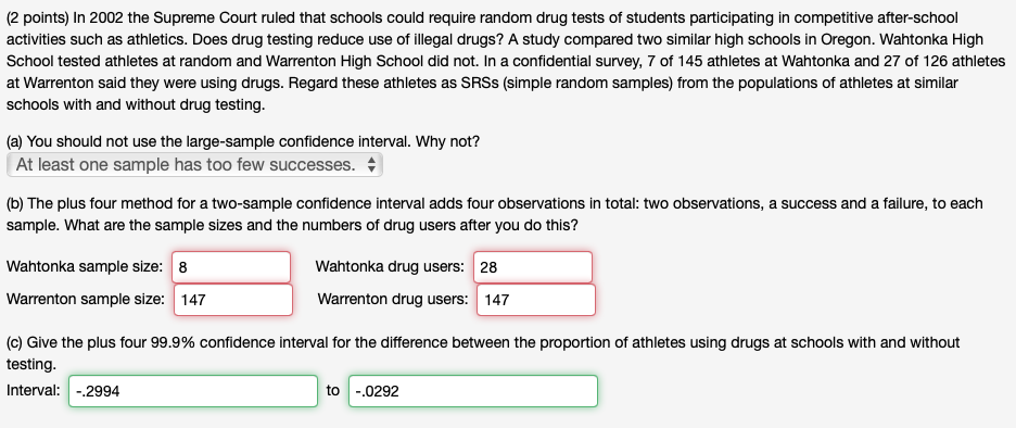 2 Points In 2002 The Supreme Court Ruled That Schools Could Require Random Drug Tests Of Students Participating In Com 1