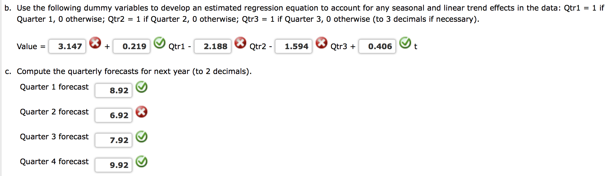 Consider The Following Time Series Data 1