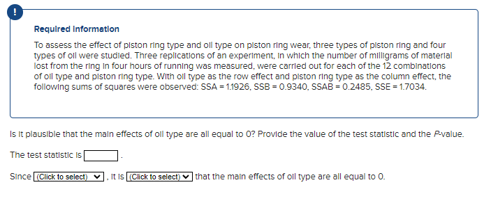 Required Information To Assess The Effect Of Piston Ring Type And Oil Type On Piston Ring Wear Three Types Of Piston Ri 1