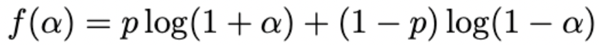 A Slot Machine With Winning Probability P The Expected Value Of Log Of Return Is Given By The Function 1