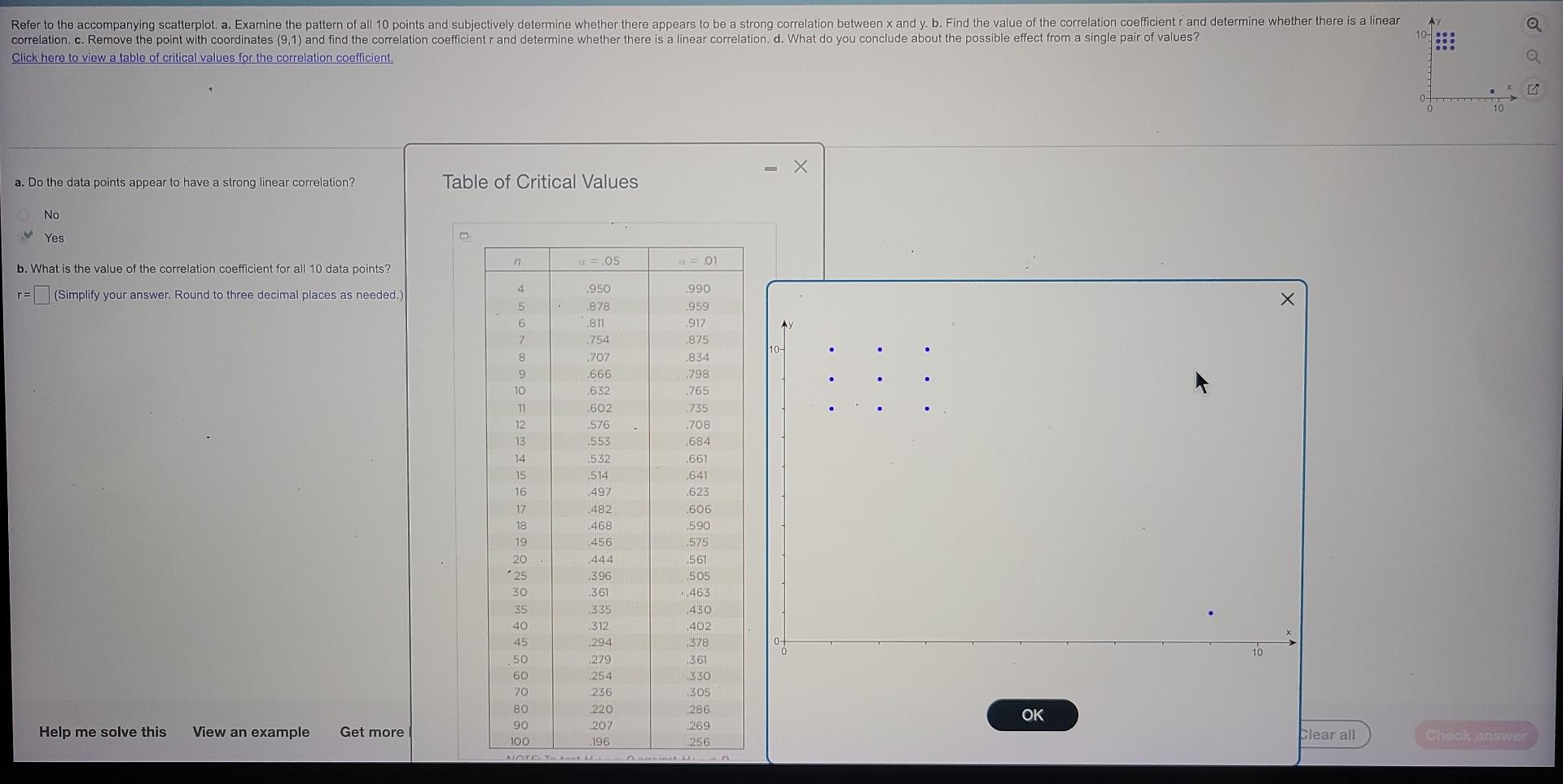 Use The Given Data Set To Complete Parts A Through C Below Use A 0 05 9 8 78 11 9 25 14 8 11 6 6 6 12 4 3 09 1 2