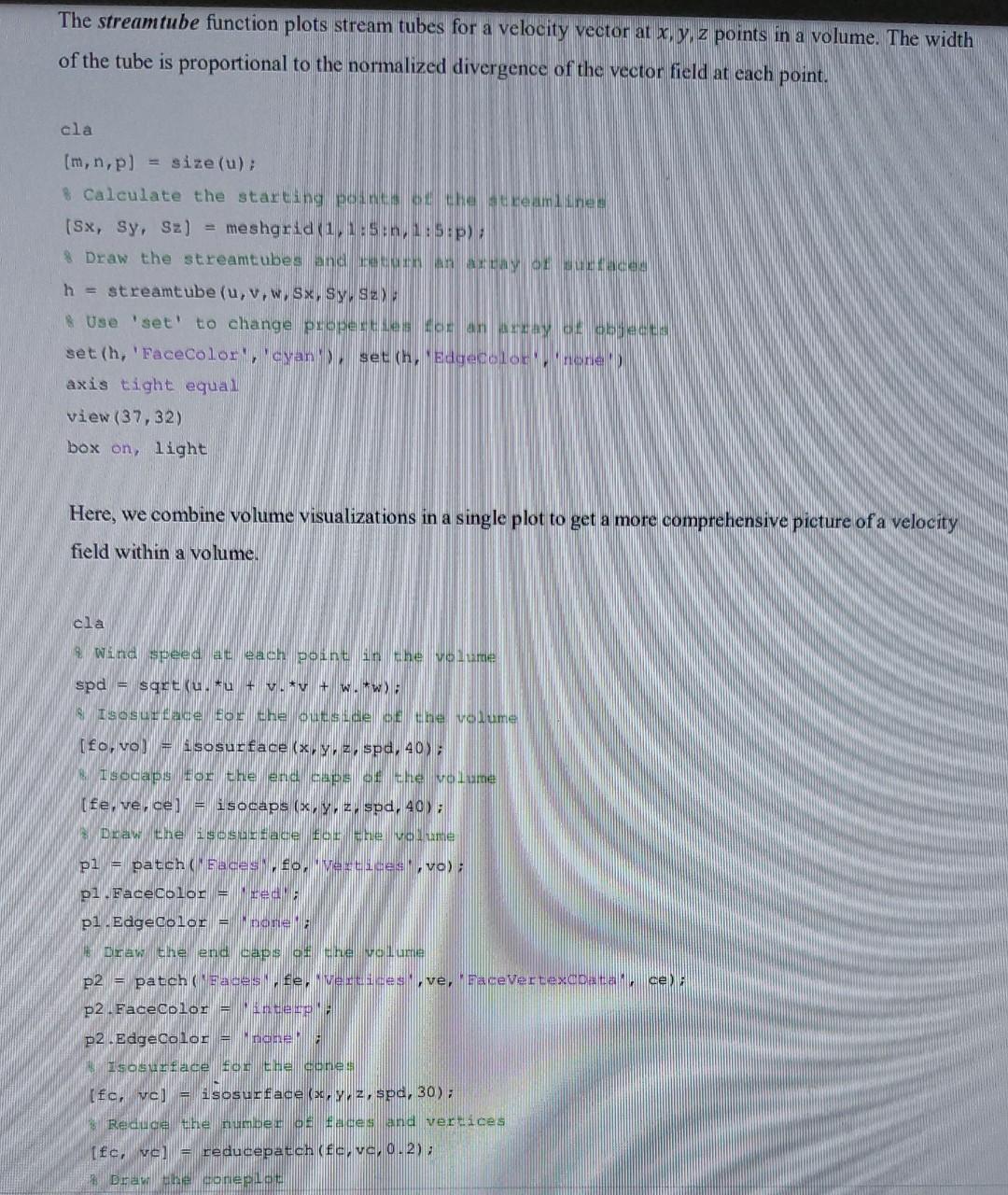 Objective Investigate The Use Of Matlab For Navigating And Visualizing An Assortment Of Different Datasets In 3 Dimensi 3