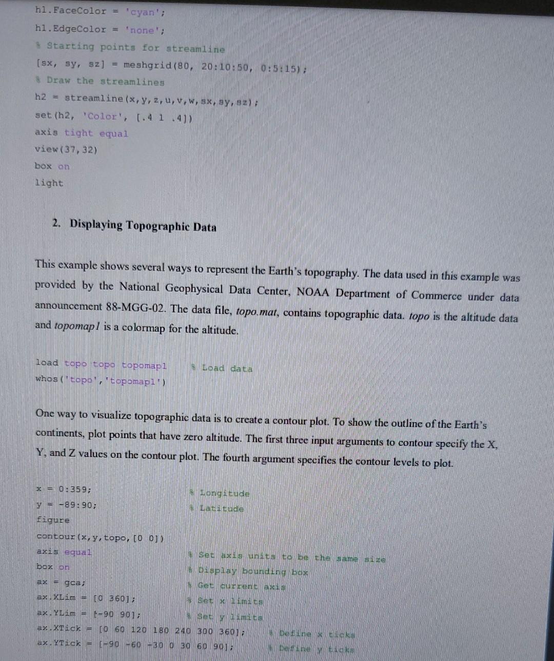 Objective Investigate The Use Of Matlab For Navigating And Visualizing An Assortment Of Different Datasets In 3 Dimensi 5